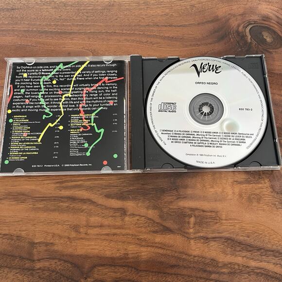 Black Orpheus Soundtrack CD 1959 Batucada Carnaval Brazil Verve - Picture 5 of 9